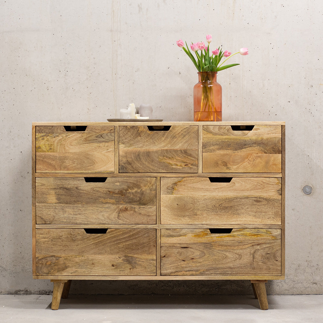 Mango wood chest of drawers Cupboard 161 