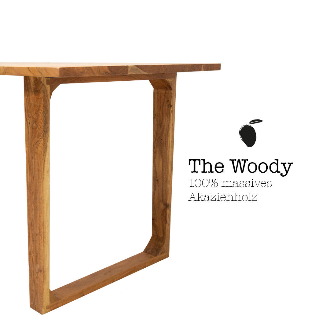 Table en bois d'acacia "La Table Woody 200"