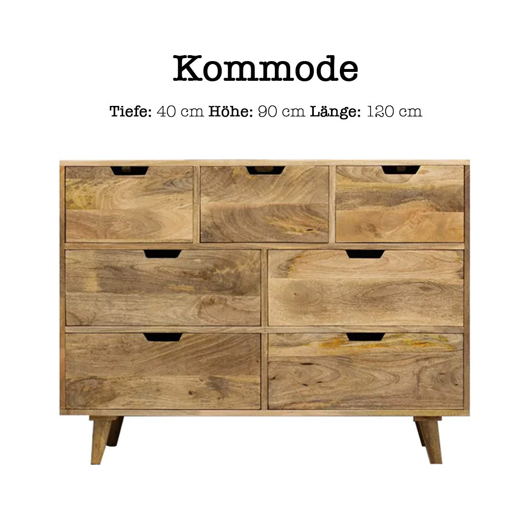 Mango wood chest of drawers Cupboard 161 