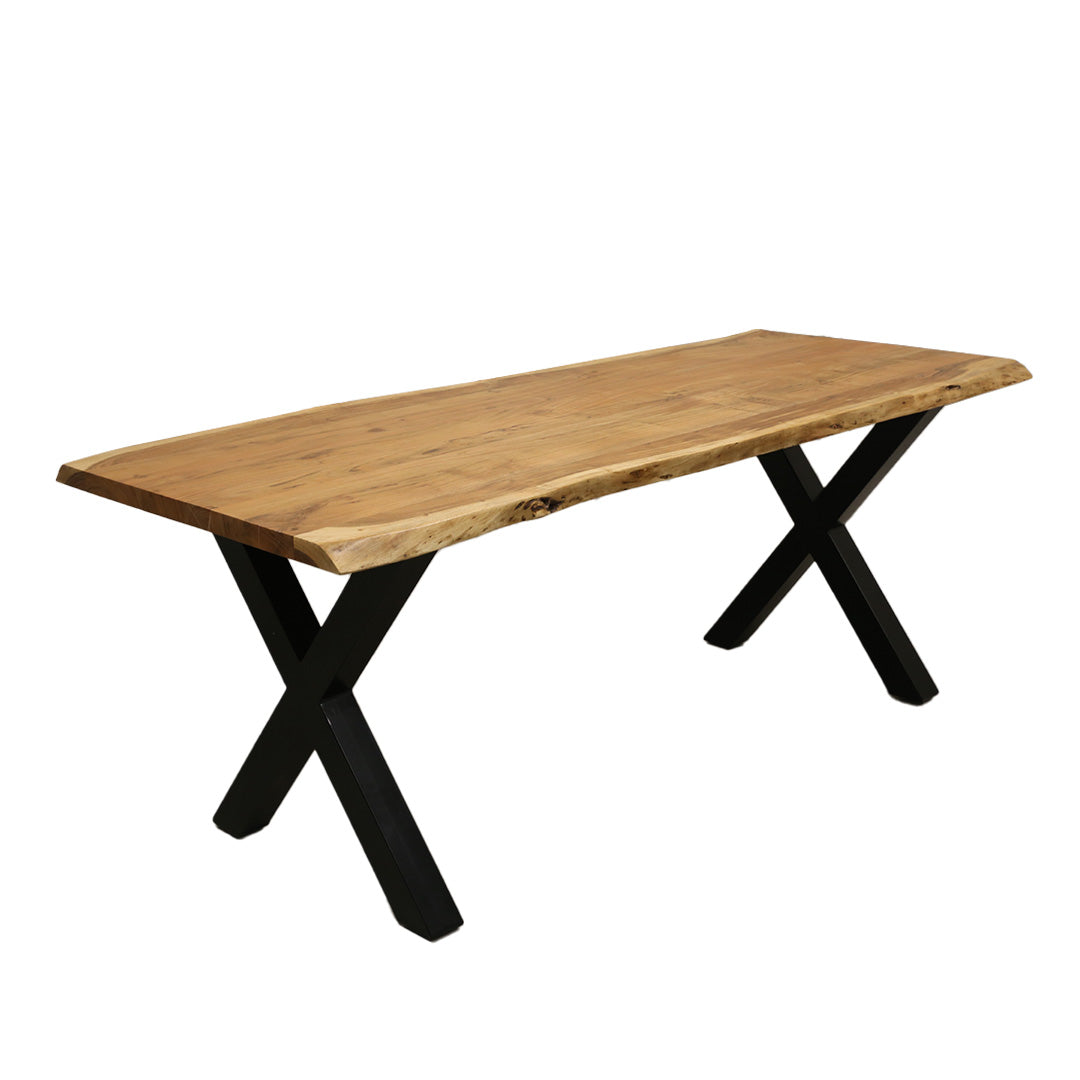 Akazienholz Tisch "The X Table 180"